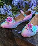 Decorated Pastel Rainbow Unicorn Shoes