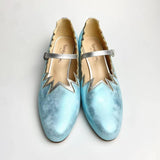 Ready to Ship- Snow Queen Park inspired Snow Queen Shoes Low Heel