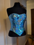 Sparkly Parks Blue Elsa Corset