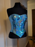 Sparkly Parks Blue Elsa Corset