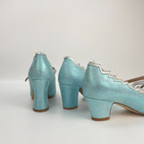 READY TO SHIP - Park inspired Snow Queen Shoes MEDIUM Heel